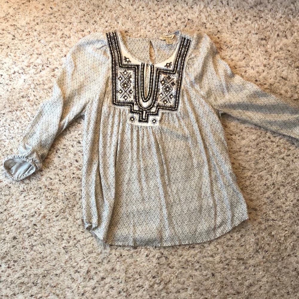 Lucky Brand Embroidered Shirt